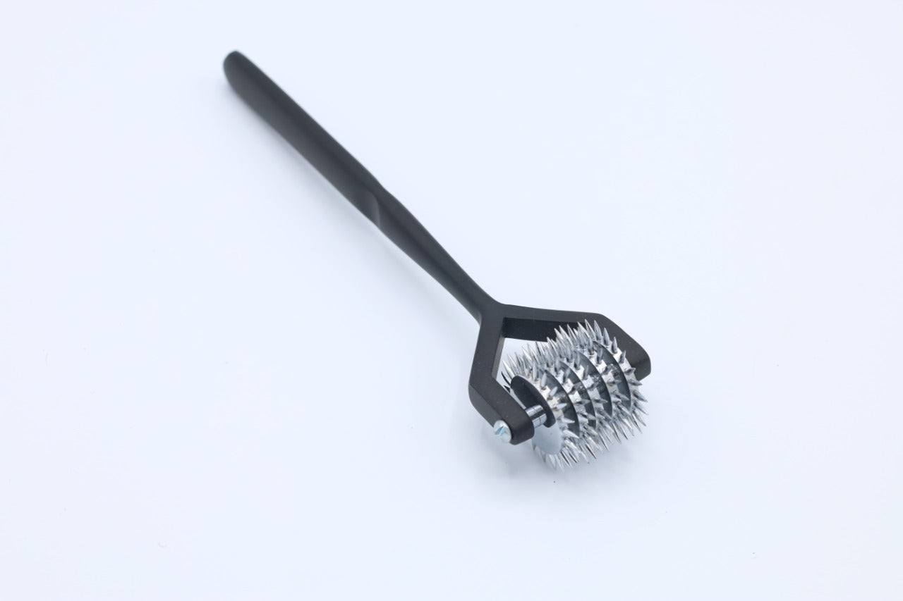 5 Head Wartenberg Pinwheel Nerve Tester – Stainless Steel Sensory & Reflex Diagnostic Tool with Black Handle