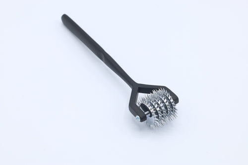 5 Head Wartenberg Pinwheel Nerve Tester – Stainless Steel Sensory & Reflex Diagnostic Tool with Black Handle