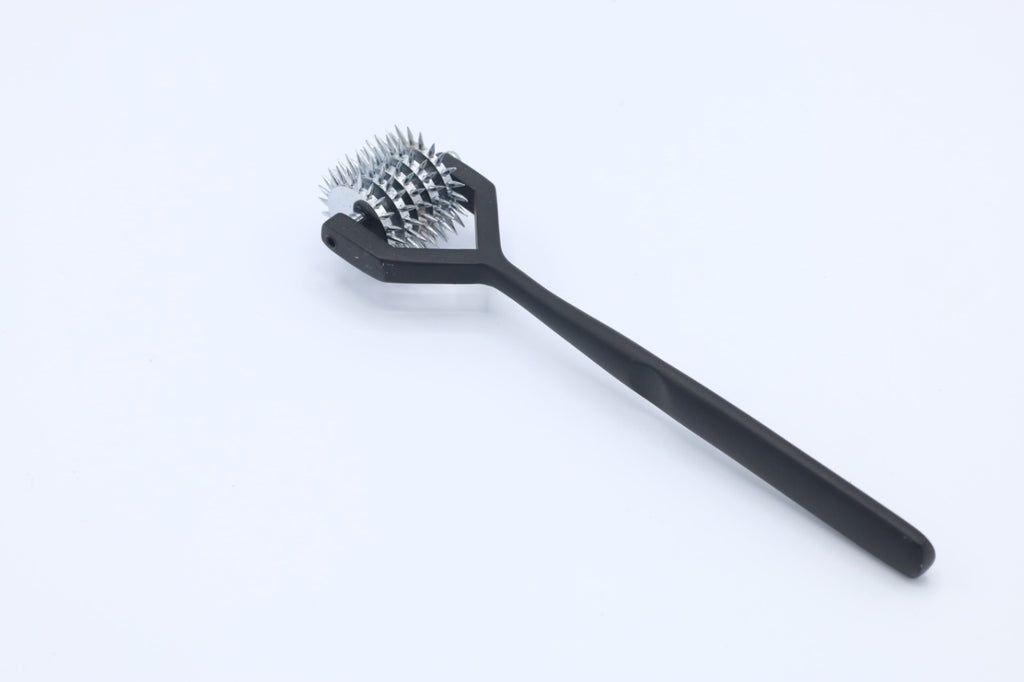 5 Head Wartenberg Pinwheel Nerve Tester – Stainless Steel Sensory & Reflex Diagnostic Tool with Black Handle