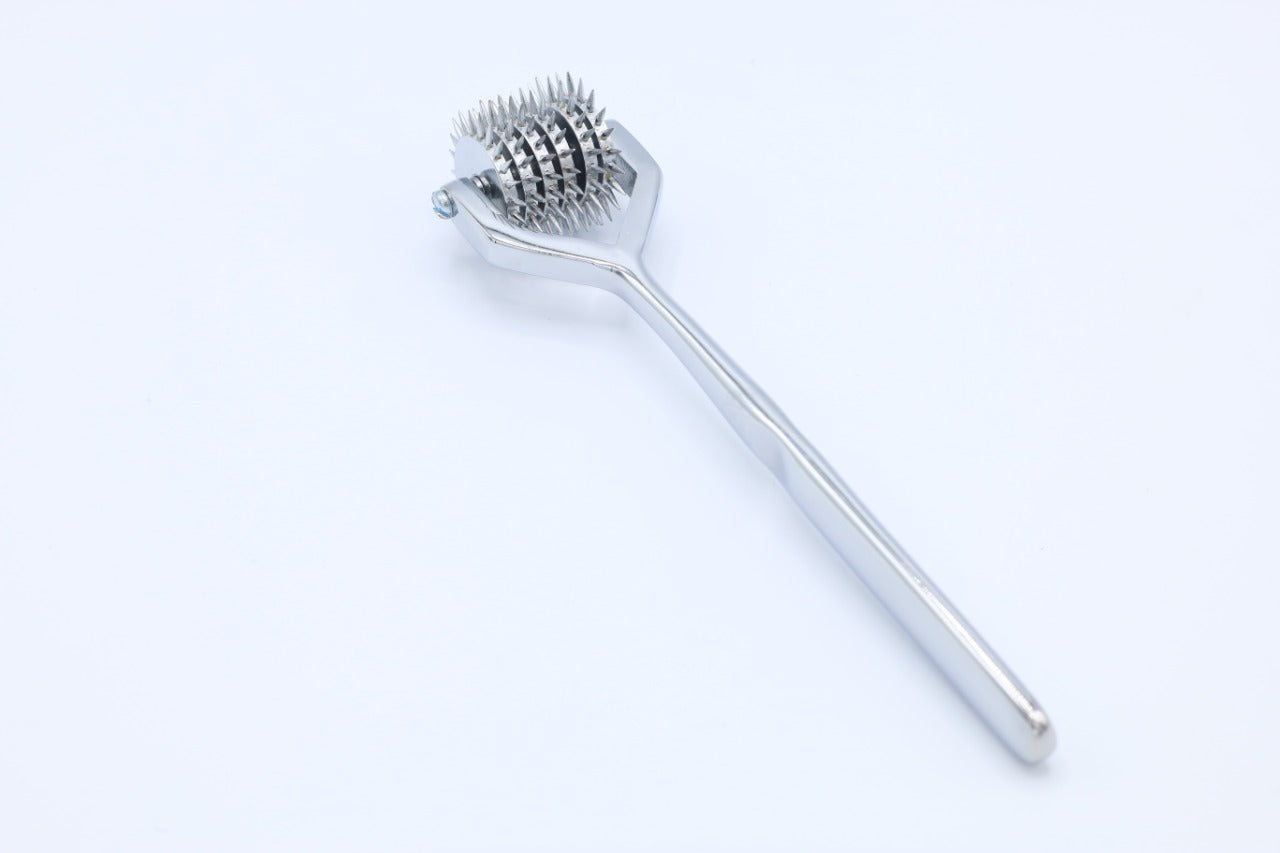 5 Row Stainless Steel Wartenberg Pinwheel – Precision Sensory Exploration Tool