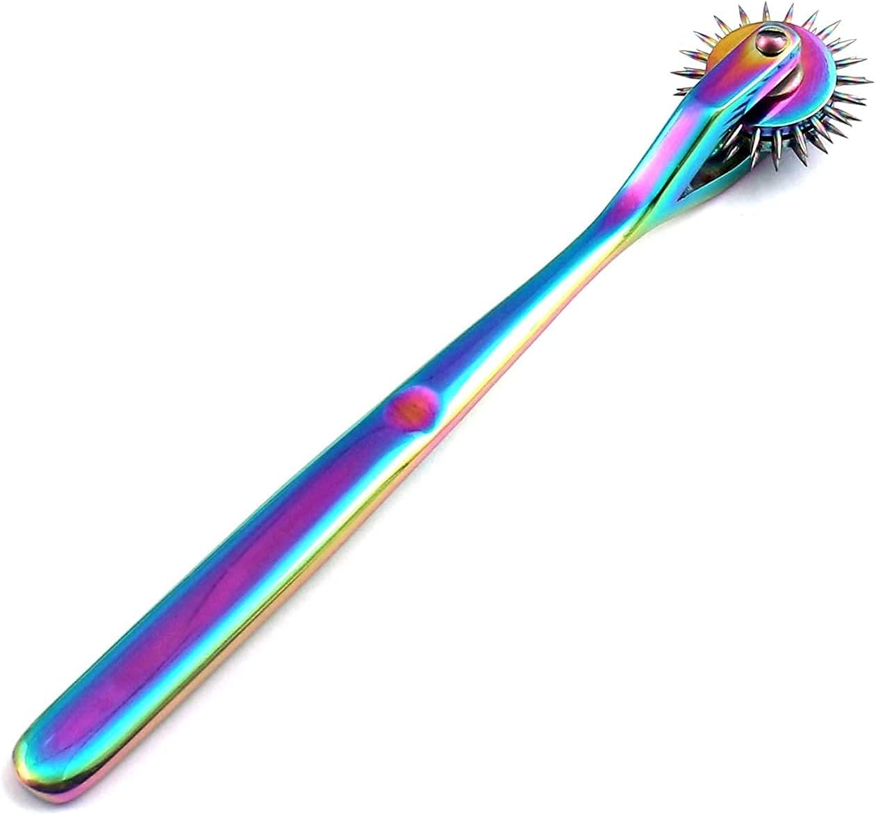 Wartenberg Pinwheel Nerve Tester – 3-Head Stainless Steel Sensory Reflex Tool (Rainbow Finish)