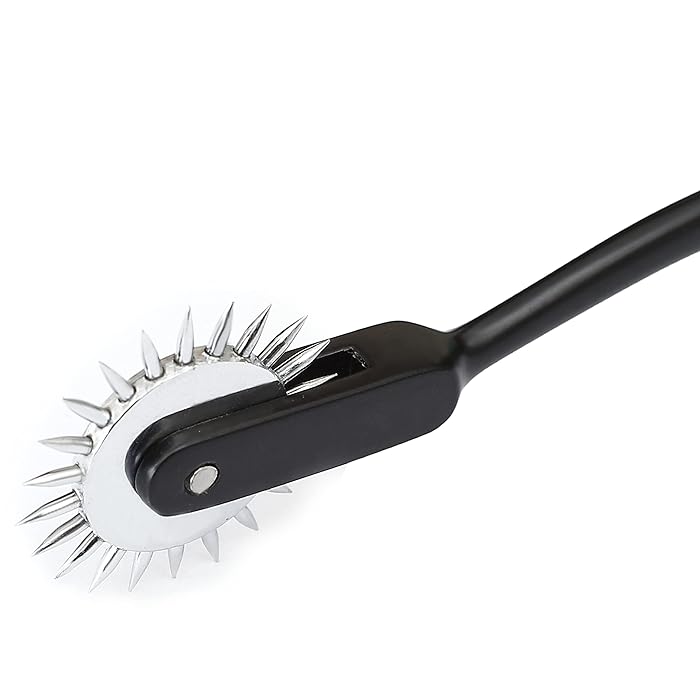 Wartenberg Pinwheel Nerve Tester – Stainless Steel Sensory Reflex Tool with Ergonomic Handle (Black)