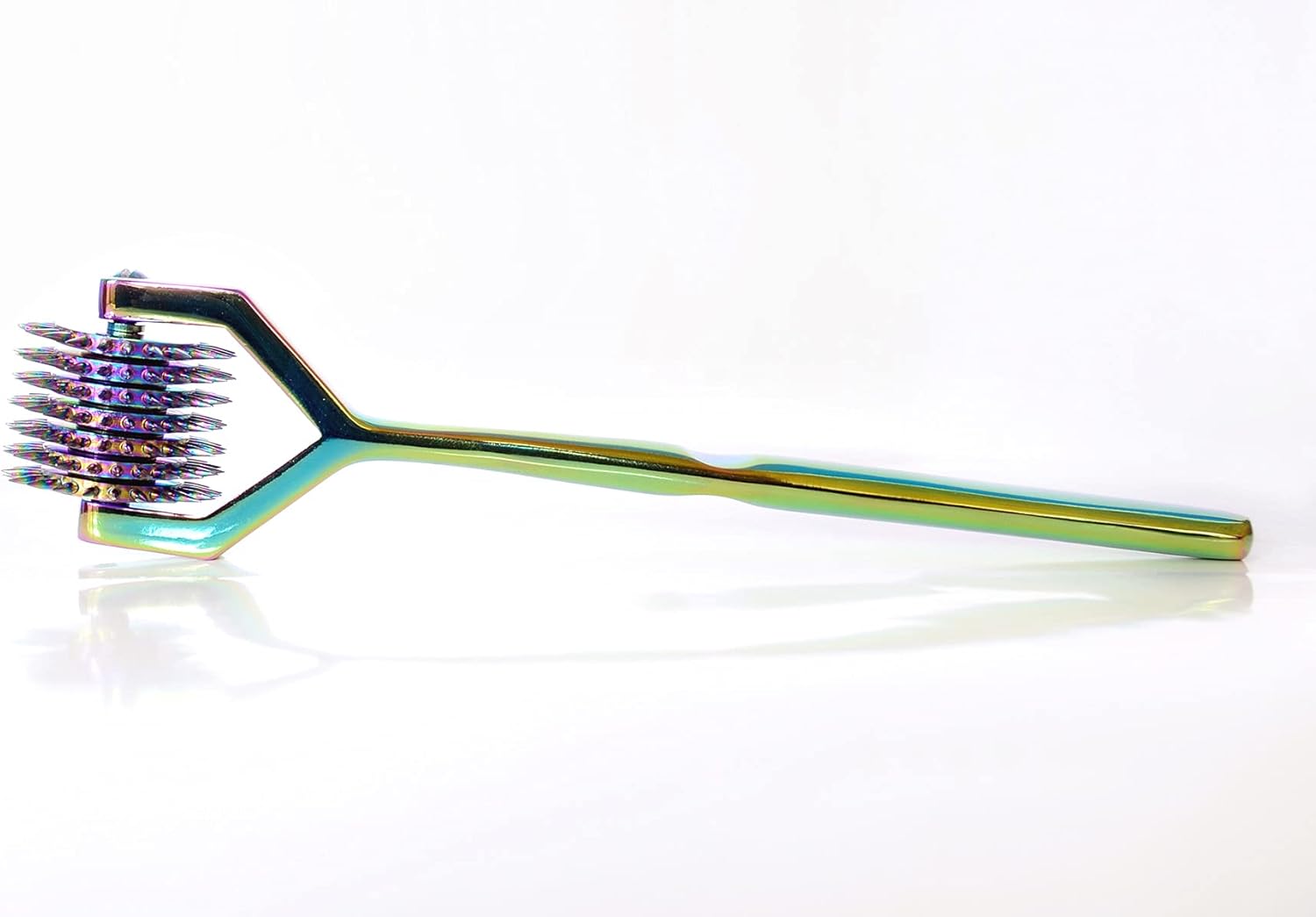 Wartenberg Pinwheel Nerve Tester 7 Wheel Stainless Steel Sensory & Reflex Testing Tool (Rainbow Finish)