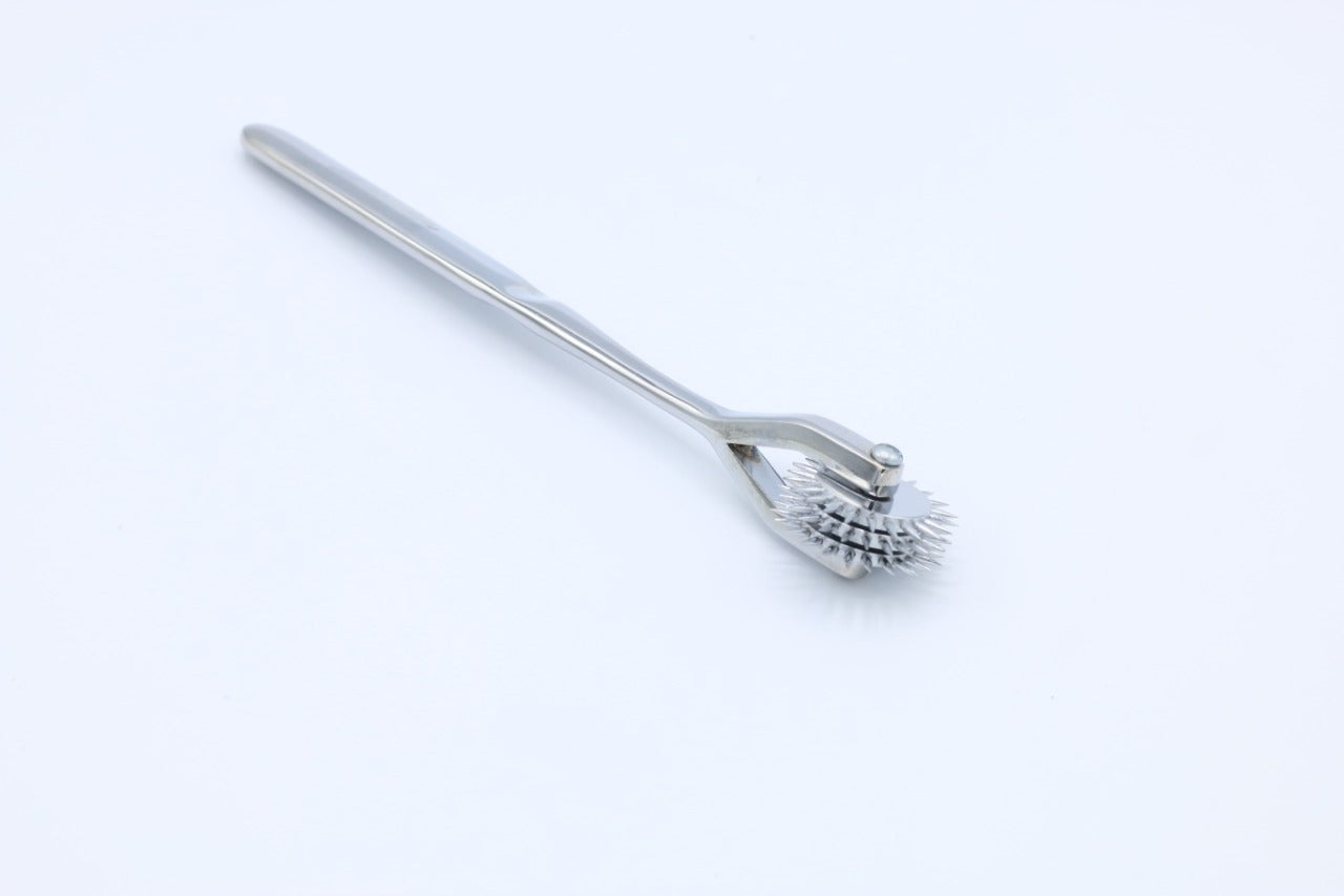3 Row Stainless Steel Wartenberg Pinwheel – Precision Sensory Stimulation Tool