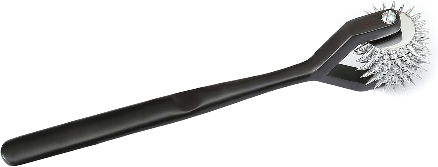 Multi Head Stainless Steel Sensory & Reflex Diagnostic Tool with Ergonomic Black Handle