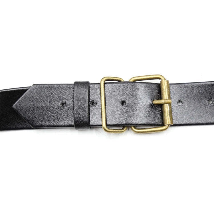 Gold Costume Neck Collar Fetish Cosplay Black & Gold Clothig Harness Unisex