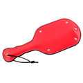 Sensory Craft Patent Leather Paddle | Premium PU Leather Paddle | Red & Black