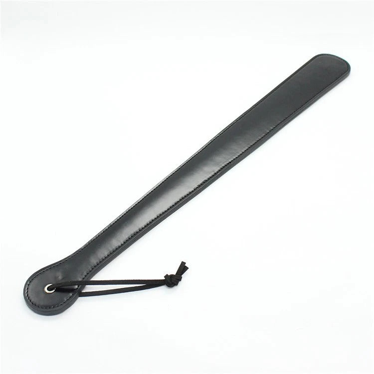 Sensory Craft Premium Black PU Leather Paddle | Classic Leather Slapper