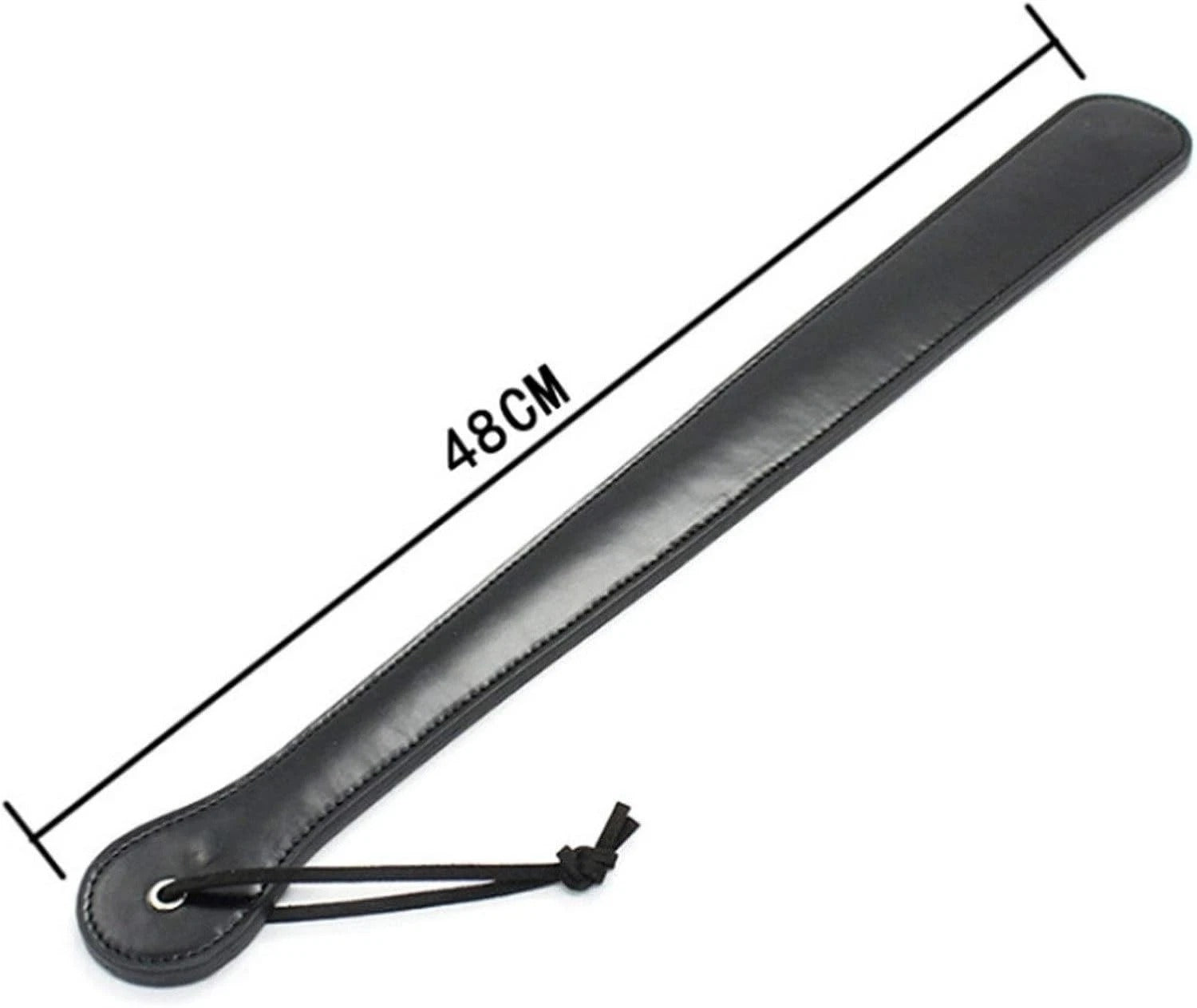 Sensory Craft Premium Black PU Leather Paddle | Classic Leather Slapper