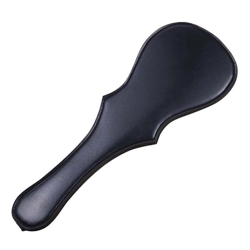 Sensory Craft Premium Black PU Leather Paddle | Handcrafted Faux Leather Paddle