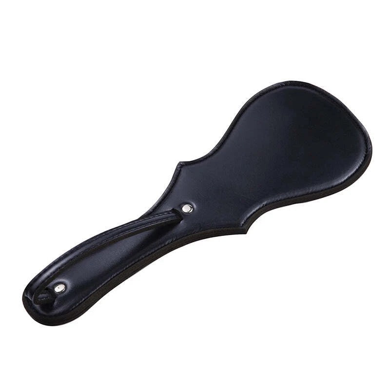 Sensory Craft Premium Black PU Leather Paddle | Handcrafted Faux Leather Paddle