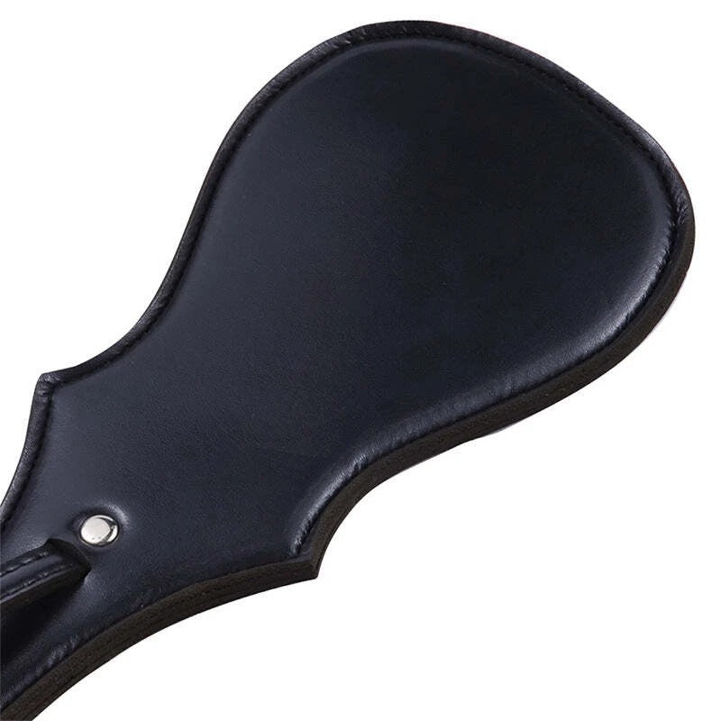 Sensory Craft Premium Black PU Leather Paddle | Handcrafted Faux Leather Paddle