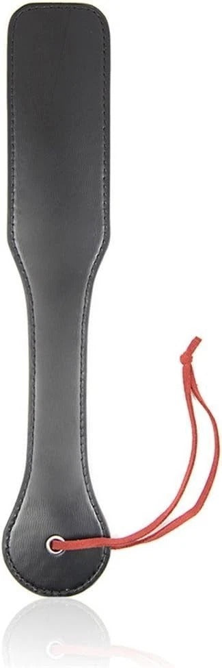 Sensory Craft Premium PU Leather Paddle | Double-Sided Black & Red Faux Leather Paddle