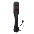 Sensory Craft "SLUT" Cut-Out PU Leather Paddle | Premium Black Faux Leather Paddle