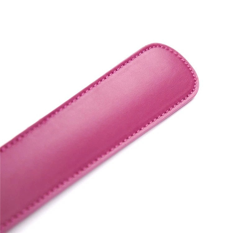 Sensory Craft Pink PU Leather Paddle | Premium Faux Leather Paddle
